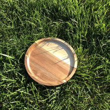 Load image into Gallery viewer, 8" Diameter Acacia Round Plate / Platter