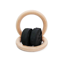 Load image into Gallery viewer, Wooden Gymnastic Rings
